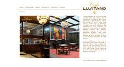 Desktop Screenshot of cafelusitano.com