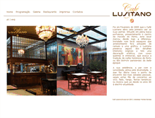 Tablet Screenshot of cafelusitano.com